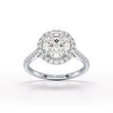 Halo Lab Grown Diamond 2.60 Carat Wedding Ring - Jama Jewels